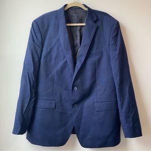 Calvin Klein Men’s Navy Wool Blazer